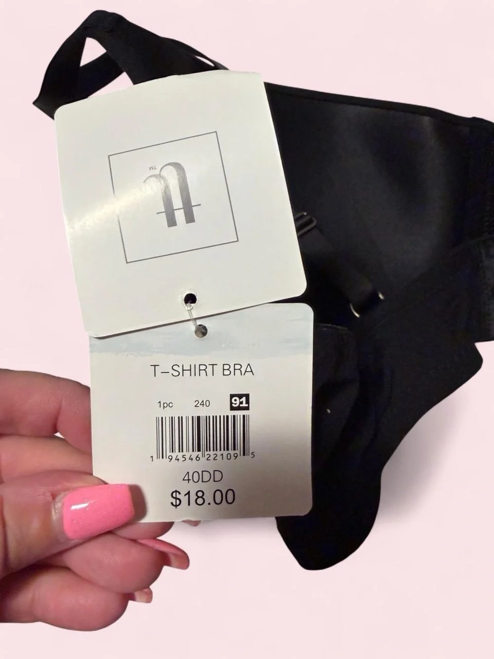 Tranquil & True Black Padded Underwire Bra — Everyday Smooth Support